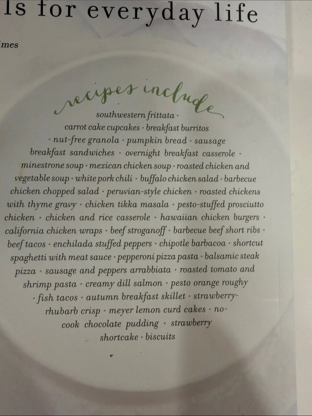 — White Cookbook Cover